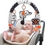 Subzonal - arche dactivit avec 3 hochets, jouets eveil pour poussettes, jouet suspendu animal sensoriel ...