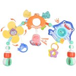 Subzonal - arche eveil bebe 0 - 3 mois, rglable arche d'veil pour bb, jouet poussette bebe pour transats, ...