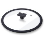 Subzonal - aria couvercle en verre tremp avec rebord en silicone, compatible lave - vaisselle, 20 cm ...