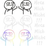Subzonal - autocollant amusant et méchant « hetz mich » pour les petites personnes, ainsi que pour motos, ... Subzonal - autocollant amusant et méchant « hetz mich » pour les petites personnes, ainsi que pour motos, ...
