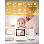 Subzonal - babyphone camera 2, 8 pouces caméra bebe 720p ips lcd moniteur vidéo 2000mah usb - c babyphones ... Subzonal - babyphone camera 2, 8 pouces caméra bebe 720p ips lcd moniteur vidéo 2000mah usb - c babyphones ...
