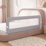 Subzonal - barrire de lit latrale de scurit pliable pour lit jumeau, double, double et grand lit, ...