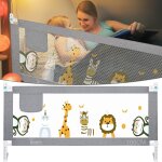 Subzonal - barriere de securite enfant lit 160cm, barriere de lit levée et abaissée verticalement, barrières ... Subzonal - barriere de securite enfant lit 160cm, barriere de lit levée et abaissée verticalement, barrières ...