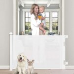 Subzonal - barriere de securite enfant - rtractable barriere de securite chien 86x140cm barrire de ...