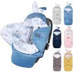 Subzonal - bellochi nid d'ange bebe - chanceliere cosy universelle - couverture pour nacelle poussette ...