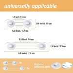 Subzonal - bloque porte bb, 12 pices transparent scurit enfant pour porte et tiroir, porte securite ...