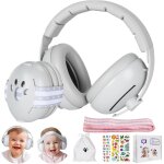 Subzonal - casque anti bruit bb, 2 en 1 ecouteurs pour bbs, bandeau et arceau rglable, protections ...