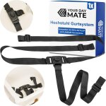 Subzonal - ceinture de scurit pour chaise haute, 1 set, en noir, compatible avec ikea antilop et ikea ...