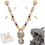 Subzonal - chane de poussette en bois pour fille et garon chane de poussette jouet pour bb sige ...