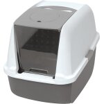 Subzonal - chat maison de toilette gris 57x46. 5x39 cm Subzonal - chat maison de toilette gris 57x46. 5x39 cm