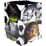 Subzonal - corbeille a papier 19739 - motif football - 15 l - pliable - carton solide - poubelle etroite ... Subzonal - corbeille a papier 19739 - motif football - 15 l - pliable - carton solide - poubelle etroite ...