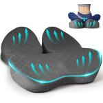 Subzonal - coussin si�ge de voiture, coussin de si�ge de conduite en mousse m�moire de forme, rehausseur ...