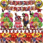 Subzonal - dcorations d'anniversaire sur le thme du jeu, ensemble de 54 pices de dcorations pour ...