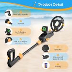 Subzonal - detecteur metaux enfant, léger detecteur de metaux enfant avec ecran lcd et disque de recherche ... Subzonal - detecteur metaux enfant, léger detecteur de metaux enfant avec ecran lcd et disque de recherche ...