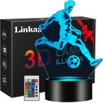 Subzonal - football enfants veilleuse, cadeau garçons lampe illusion 3d led lumière, télécommande 16 ... Subzonal - football enfants veilleuse, cadeau garçons lampe illusion 3d led lumière, télécommande 16 ...