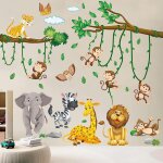 Subzonal - graz design sticker mural décoratif pour chambre d'enfant motif animaux de la jungle motif ... Subzonal - graz design sticker mural décoratif pour chambre d'enfant motif animaux de la jungle motif ...