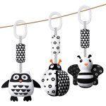 Subzonal - jouets de poussette, 3pcs jouets hochet suspendus, jouet pour lit d'enfant, avec clochette, ... Subzonal - jouets de poussette, 3pcs jouets hochet suspendus, jouet pour lit d'enfant, avec clochette, ...