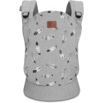 Subzonal - kinderkraft porte bb physiologique milo, ergonomique, portage av / ar, gris