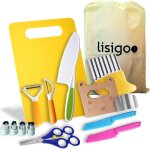 Subzonal - kit couteau cuisine enfant - couteau enfant qui ne coupe pas - couteau montessori - set ustensile ...