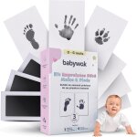 Subzonal - kit empreinte b�b� ¿ tampon encre clean touch, s�r & sans contact ¿ souvenir naissance, ...