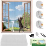 Subzonal - moustiquaire fenêtre chat, 130cmx150cm, diy taille ajustable, moustiquaire ajustable avec ... Subzonal - moustiquaire fenêtre chat, 130cmx150cm, diy taille ajustable, moustiquaire ajustable avec ...