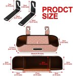 Subzonal - organiseur de sige arrire de voiture avec porte - gobelet, bote de rangement pour sige ...