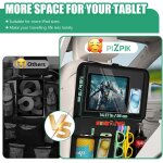 Subzonal - organiseur de sige de voiture avec support de tablette, 11 poches de rangement avec plateau ...