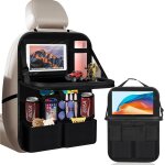 Subzonal - organiseur de voiture, 1 sac de rangement pour enfant avec table pliable, avec 11 sacs, organiseur ...