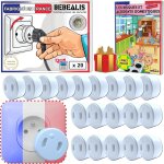 Subzonal - pack x20 cache prise bb franais amovible sans clef ni adhsif - invention 100% made in ...