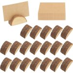 Subzonal - marque place bois en demi - cercle (lot de 20) - socle en bois rustique et 30 cartes - pour ... Subzonal - marque place bois en demi - cercle (lot de 20) - socle en bois rustique et 30 cartes - pour ...