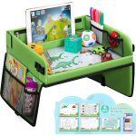 Subzonal - plateau de voyage enfant voiture - plateau voiture enfant avec tableau peinture surface effaable ...