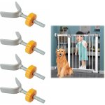 Subzonal - safety first lot de 4 broches en y pour barrire de scurit d'escalier, grille d'escalier, ...