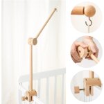 Subzonal - support mobile bebe bois pour lit de bb baby mobile support rglable en hauteur table a ...