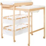 Subzonal - table a langer avec baignoire coulissante baby pool 2en1 avec matelas imperméable blanc et ... Subzonal - table a langer avec baignoire coulissante baby pool 2en1 avec matelas imperméable blanc et ...