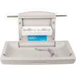 Subzonal - table a langer murale pliable en hdpe - station de couche - culotte charge 15kg - commerciale ...