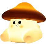 Subzonal - veilleuse champignon pour chambre d'enfant, lampe champignon en silicone souple, rechargeable ...