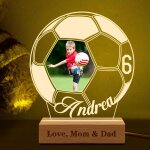 Subzonal - veilleuse personnalis�e avec photo et texte pour enfants, lampe avec nom personnalis� pour ...
