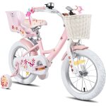 Subzonal - v�lo licorne 12 / 14 / 16 / 18 pouces pour filles 2 - 9 ans, v�lo enfant avec si�ge v�lo poup�e ...