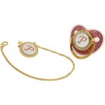 Sucette pour bébé, 26 lettres en silicone personnalisées avec attache - tétine, design incurvé, strass, ... Sucette pour bébé, 26 lettres en silicone personnalisées avec attache - tétine, design incurvé, strass, ...