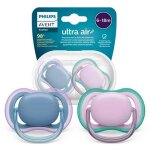 Sucette bb - philips avent - scf085 / 34 - ultra air silicone mdical 6 - 18 mois - anti irritation ...