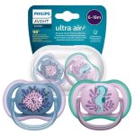 Sucette bb - philips avent - ultra air scf085 / 61 - silicone 6 a 18 mois - sans bpa