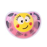 Sucette mignonne en silicone pour nouveau - n� et bambins, avec couvercle anti - poussi�re, anneau de ...