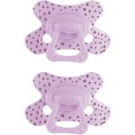 Sucette naturelle - 6 + mois - violet - 2 pièces, tétine bébé garçon et fille, sans bpa Sucette naturelle - 6 + mois - violet - 2 pièces, tétine bébé garçon et fille, sans bpa
