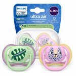 Sucette orthodontique b�b� - philips avent - ultra air scf087 / 13 - silicone 6 - 18 mois - sans bpa ...