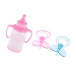 Sucette en plastique miniature pour bébé, 1 pièce, biberon pour maison de poupée, accessoires de chambre ... Sucette en plastique miniature pour bébé, 1 pièce, biberon pour maison de poupée, accessoires de chambre ...