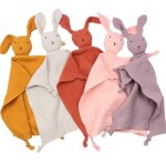 Sucette avec serviette douce pour dentition infantile pour bb, animal, lapin, poupe, anneau, confort ...