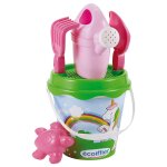 Summer seau garni dcor licorne 17 cm