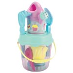 Summer seau garni p�tisserie 17 cm 4 moules a sable