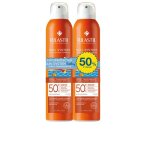 Sun system spf50 + baby spray transparent pack 2 x 200 ml