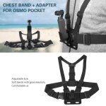 Sunnylife gimbal camera chest band strap belt pour dji osmo pocket for gopro - gnrique